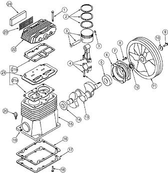 COLEMAN XP0502013 PUMP BREAKDOWN AND PARTS LIST